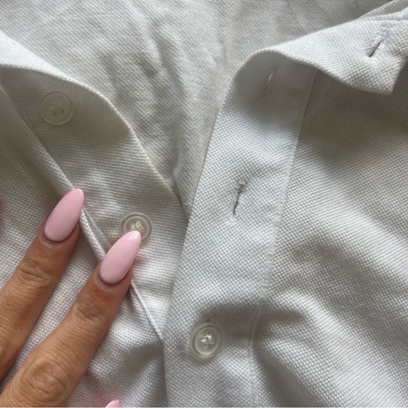 The Kooples White Lace Polo - Picture 3 of 6